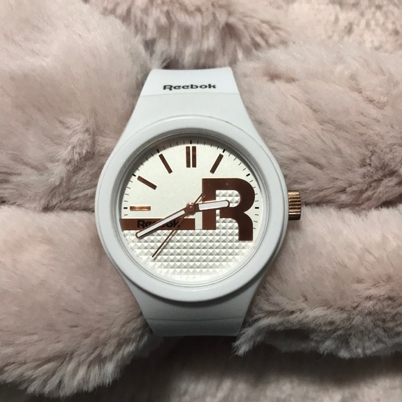 reebok watch white